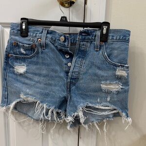 Stylish Distressed Denim Shorts